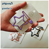 گیره مو تق تق ستاره و گیره انبری-233