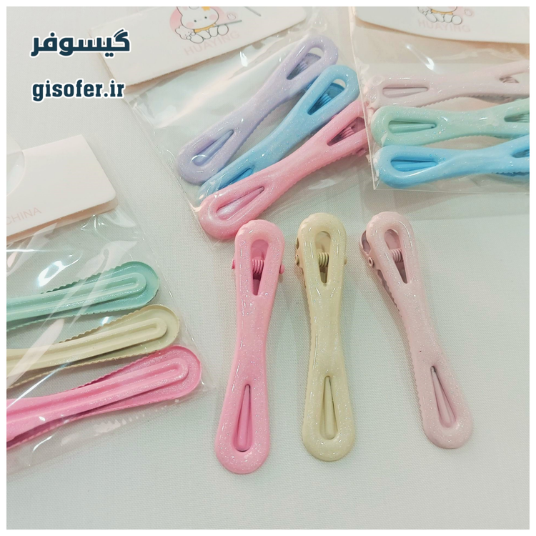 گیره مو انبری اکلیلی طرح پاپیون-235